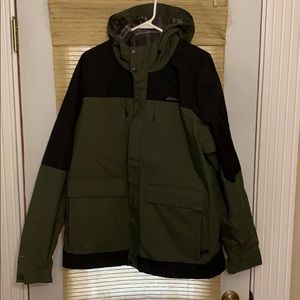 Eddie Bauer Hooded Flannel Lined Men’s Jkt XL EUC